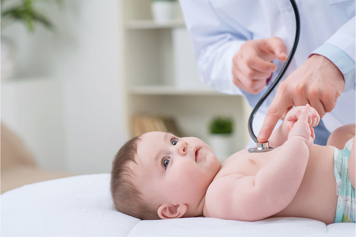 baby at pasadena pediatric urgent care.